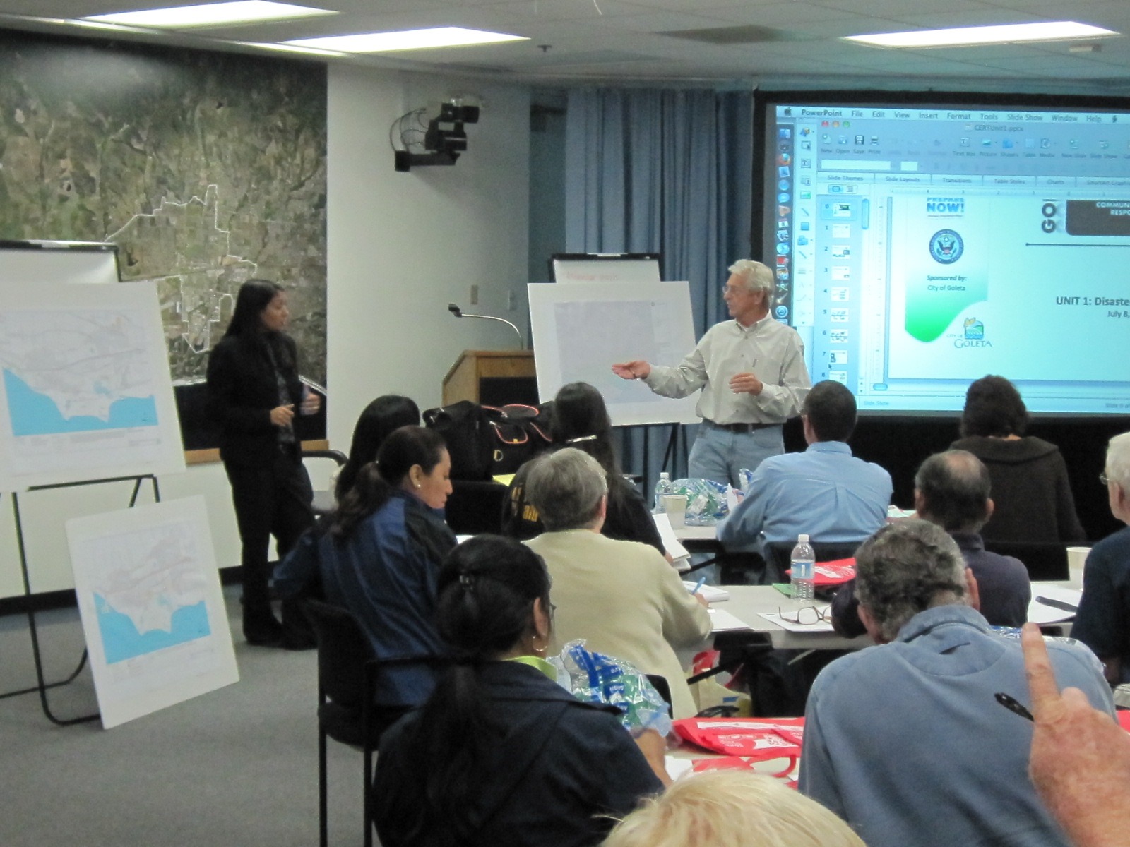 Goleta CERT day 1 Rubayi co-presenting
